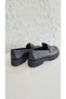 Plast Genuine Leather Black Loafer Lightweight Eva Sole Daily Comfortable Women's Loafer Shoes - 2