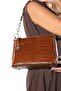 1496 Tan Print Women's Shoulder Bag - 2