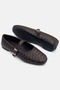 Women's Ballerina Buckle Straw Weave Look Flat Sole Stylish Shoes - 5