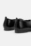 Women's Ballerina Shoes with Buckle, Patent Leather, Shiny, Daily Stylish Ballerinas - 7