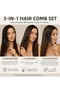 Miraculous Comb Wax Comb Set of 3 Hair Styling Comb Set Volumizing Magic Comb for All Hair Types - 2