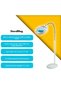 Standmag Flexible Neck Led Magnifying Glass with Stand - 2