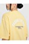 Oversize t Shirt Unisex Pastel Yellow - 2