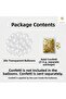 Transparent Gold Confetti Balloon Set of 20 Ready for Engagement Wedding Party Decoration - 2