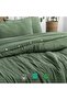 100% Organic Cotton Muslin Anti-Sweat Pillow Pcs Single Duvet Cover Set - Oeko-Tex Certified - 2