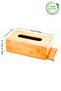 Bamboo Luxury Napkin Holder 23 cm Desktop Napkin Box, Bamboo Tissue Box - 2