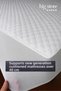 100% Cotton Liquid Waterproof Anti-Sweat Bed Protector for under Patient and under Baby Bed, Bed Protector 100*200 Size - 4