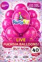 40 Red Premium Latex Balloons |   Durable Organization Balloon