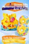 Sea Creatures Patterned Premium Vest and Armbands Set - Safe Swimming Aid for Children
