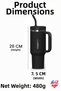 Tumbler Quencher Cup 1200 ml with Straw Comfortable Drinking Handle Sus304 Stainless Steel 1.2L Thermos 1103-1200m - 2