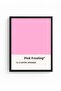 Black Wooden Framed Retro Painting - Pink Tones |   Huhu2085 - Single Table Black Frame - 2