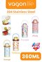 360 ml Children's Thermos Single Lid Dual Use Stainless Steel Thermos with Straw and Comfortable Drinking Handle 1104-3 - 5