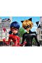 Miracle: Ladybug and Black Cat Licensed 60 Piece 34X24Cm Children's Puzzle Jigsaw Series (Ca5102) - 2
