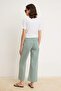 Çok Renkli Çizgili Düşük Bel Kısa Culotte Jeans TWOSS26JE00292 - 4