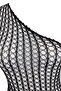 Black Lace Single Sleeve Capless Body Stocking/Fantasy Body Thmss26Bd00023 - 2