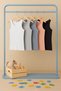 Multicolored 5-Pack Knitted Boys' Undershirts Tkdaw26Al00001 - 7