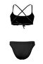 Siyah Bralette Kaplı Normal Bel Brazilian Bikini Takımı TBESS26BT00079 - 5