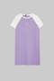 Lila Kısa / Mini Bodycon Kalıp Bisiklet Yaka Kız Çocuk Elbise TKDSS26EL00025 - 3