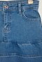 Mavi Volanlı Denim Kız Çocuk Etek TKDSS26ET00006 - 5