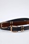 Black-Cinnamon 2-Piece Women's Belt Takss26Ke00050 - 4