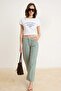 Çok Renkli Çizgili Düşük Bel Kısa Culotte Jeans TWOSS26JE00292