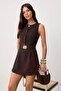 Brown Pipe Leg Jumpsuit Twoaw26Tu00006 - 2