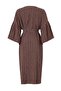 Brown Woven Maxi Beach Belted Kimono&Kaftan Tbess23Km00028 - 6