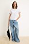 White Regular/Normal Fit Low Sleeve Short Sleeve Tok 100% Cotton Knitted T-Shirt Twoss26Ts00260 - 4