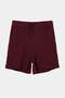 Plum Thin Fabric Comfortable Fit Elastic Waist Shorts Tdrss26Sr00010 - 4