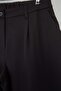 Siyah Arkası Lastikli Wide Leg Dokuma Büyük Beden Pantolon TBBSS26AR00040 - 5