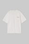 Ecru Oversize/Wide Cut Printed 100% Cotton T-Shirt Tmnss26Ts00054 - 4