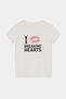 Ekru Slogan Baskılı Pamuklu T-shirt TDRSS26TS00019 - 4
