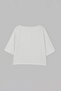 Ekru Relaxed Kayık Yaka Yarasa Kol Truvakar Crop Soft Touch Örme Büyük Beden Bluz TBBSS26AF00168 - 9