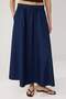 Lacivert Volanlı Maxi Denim Etek TWOSS26ET00202 - 4
