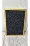 Mgsdizayn Black-Gold Door Mat 50*70