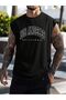 Los Angeles Printed Oversize Unisex Sleeveless T-Shirt