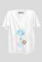 Printed Loose Fit Maternity T-Shirt