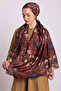 Kardelen Collection Amber Warmth Double-Sided Shawl