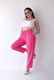 Women's Cotton Linen Fabric Trousers with Pocketed and Lined (Colorful) - 4