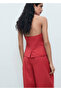 Linen Blended Fabric Vest - 4