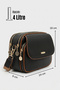 JN-43 WOMEN'S BOUGHT BAG HANDBAG SLEEVE BAG SHOULDER BAG BLACK-TIN - 7
