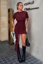 4002 Knotted Short Sleeve Dress