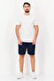 Men Sportswear Fit Brand Logo Training Shorts, Dark Navy - 4
