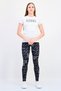 Women Sportswear Fit Short Sleeves Running T-Shirt, White - 4