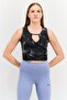 Women Sportswear Fit Sleeveless Training Top, Multicolor