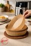 Airfryer Baking Paper 100 Pieces Air Fryer Round Model Baking Paper Airfryer Oil-Free Fryer - 5