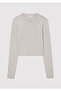 2-Pack Long Sleeve Crop Basic T-Shirt Fitted / Body-Hugging Cut 1613021-88467 - 5