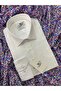 Men's White Cotton Satin Regular Cut Stylish Elegant Premium Quality Shirt - 3