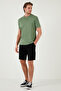 Cotton Button Detailed Regular Fit V-Neck 3-Pack t Shirt Men's t Shirt 5902122S3 - 5