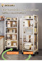 5-Layer Kitchen Storage Rack With Pull-Out Layer, Movable Home Storage Rack - 2